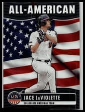 Jace LaViolette 2026 Panini Stars & Stripes Prizm All-American (Collegiate) card
