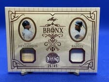 2025 Leaf Bronx Legacy The Bronx 2 Rickey Henderson / Tim Raines #B2-15 card
