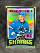 Macklin Celebrini 2024 O-Pee-Chee Platinum Retro card