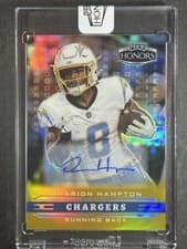 Omarion Hampton 2025 Panini Honors 2002 Honors Rookies Signatures card