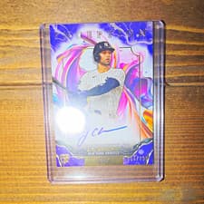 2025 Topps Inception Rookie & Emerging Stars Autographs J.C. Escarra #RESA-JCE card