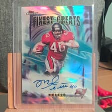 2025 Finest Finest Greats Autographs Mike Alstott #FGA-MA card