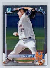Jonah Tong 2025 Bowman Chrome Prospects card