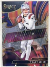 2025 Panini Select Phenomenon Drake Maye #19 card