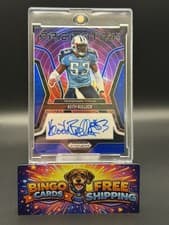 Keith Bulluck 2025 Panini Prizm Black Prizmatrix Signatures card