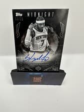 2025-26 Topps Midnight Midnight Sun Signatures Carmelo Anthony #MS-CA card