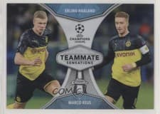 Erling Haaland, Marco Reus 2019 Topps Chrome UEFA Champions League Teammate Sensations card