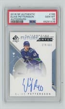 Elias Pettersson 2018 SP Authentic card