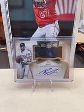 2026 Topps Tier One Autographed Tier One Jumbo Relics Royce Lewis #AT1JR-RL card