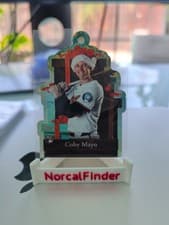 2025 Topps Holiday Die-Cut Ornaments Coby Mayo #PO-6 card