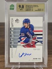 Adam Fox 2019 SP Authentic card