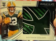 2025 Panini Immaculate Rookie Gloves Matthew Golden #22 card