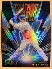 2021 Panini Select Lightning Strikes Pete Alonso #LS-15