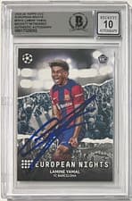 Lamine Yamal 2023 Topps UEFA Club European Night card