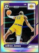 LeBron James 2024 Panini Donruss Optic card