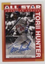 2025 Topps Update 1990 Topps All-Star Autographs Torii Hunter #90AS-TH card