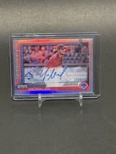 2025 Topps Pro Debut Chrome Autographs Yohandy Morales #PDC-158 card