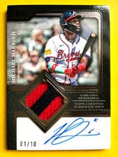 2025 Topps Update Autograph Patch Michael Harris II #TFAPU-MH card