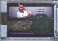 2025 Topps Five Star Silver Signatures Ryan Howard #FSS-RH