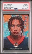 C. J. Stroud 2023 Panini Mosaic Micro card