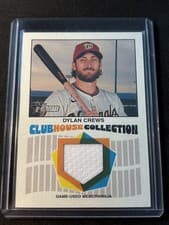 2026 Topps Heritage Clubhouse Collection Relics Dylan Crews #CCR-DC card