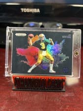 2025 Panini Prizm Draft Picks Black Color Blast Joe Montana #28 card