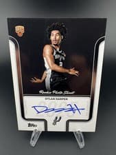 2025-26 Topps Rookie Photo Shoot Autographs Dylan Harper #RP-DH card