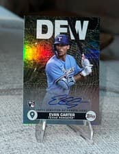 2024 Topps City to City Autographs Evan Carter #C2C-EC card