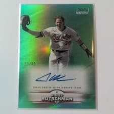 2025 Stadium Club Chrome Autographs Adley Rutschman #SCCA-ARU card
