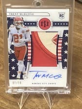 Trent McDuffie 2022 Panini National Treasures card