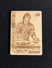 2024-25 Upper Deck Engrained Icons Carved in Time Brad Park #CT-BP card