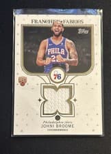 2025-26 Topps Franchise Fabrics Johni Broome #FF-JO card
