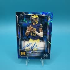 2025 Bowman University Chrome Sapphire Chrome Prospect Autographs Bryce Underwood #BCA-BUN card