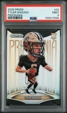 2025 Panini Prizm Prizmania Tyler Shough #22 card