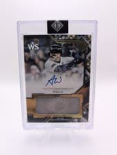 2025 Topps Transcendent Collection World Series Relic Autograph Austin Wells #WSAR-AW card