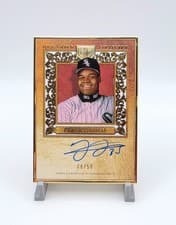2025 Topps Gilded Collection Gold Framed Hall of Fame Autographs Frank Thomas #HAFA-FT card