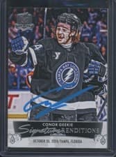 2024-25 Upper Deck The Cup Signature Renditions Conor Geekie #SR-GE card