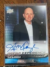 2024-25 Upper Deck Credentials Arena Experience Autographs Sean McDonough #AE-SM card