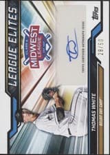 2025 Topps Pro Debut League Elites Autographs Thomas White #LEA-TW card