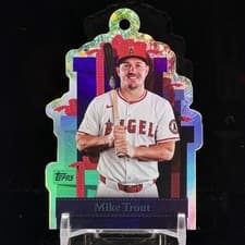 2025 Topps Holiday Die-Cut Ornaments Mike Trout #PO-15 card