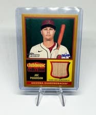2025 Topps Heritage Clubhouse Collection Relics Joc Pederson #CCR-JPE card