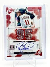 2025 Panini Impeccable MVPs Signatures Barry Larkin #3 card