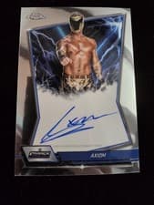 Axiom 2026 Topps Chrome WWE Blue Brand Autographs card