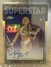 2026 Topps Chrome WWE 1986 Topps Autographs Tiffany Stratton #86T-TS card
