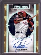 2024 Topps Five Star Five Tool Phenom Autographs Barry Larkin #FTP-BL card