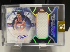 2025-26 Topps 3 Relics Autographs Prime Will Riley #RAP-WR card