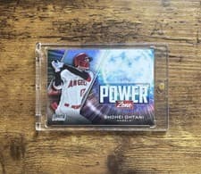 Shohei Ohtani Power Zone 2020 Stadium Club Chrome Power Zone card