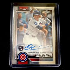 2026 Topps Real One Autographs Owen Caissie #233 card