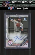 Davis Wendzel 2019 Bowman Draft Chrome Picks Autograph card