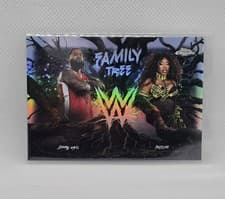 2026 Topps Chrome WWE Family Tree Jimmy Uso #FAM-JN card